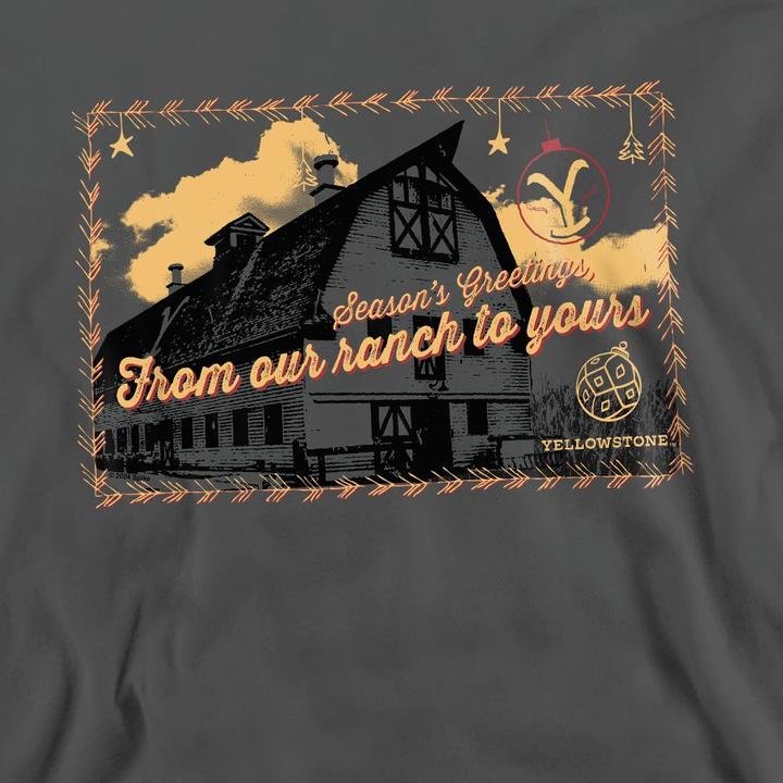 Immagine prodotto Yellowstone Seasons Greetings From The Felpa Natale Adulto Unisex (L)