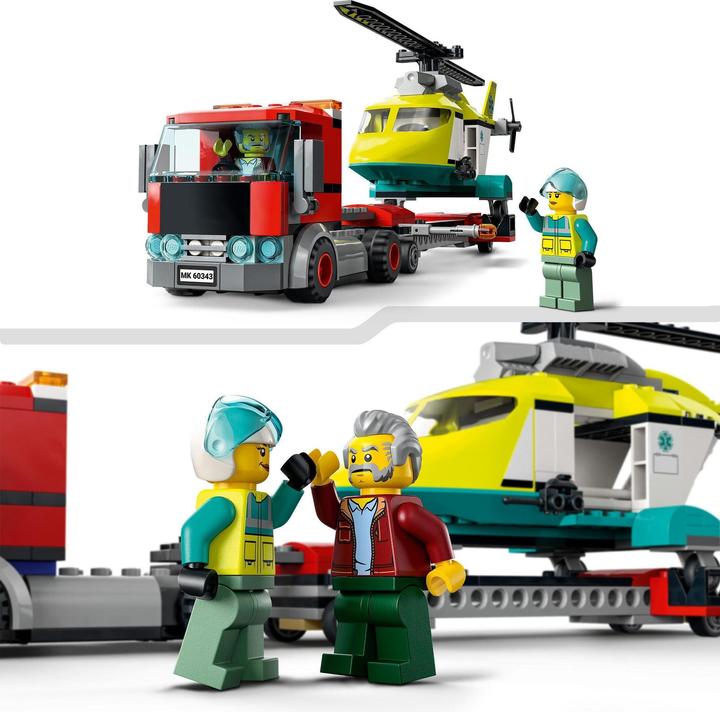 Produktbild LEGO Hubschrauber Transporter (60343, LEGO City)