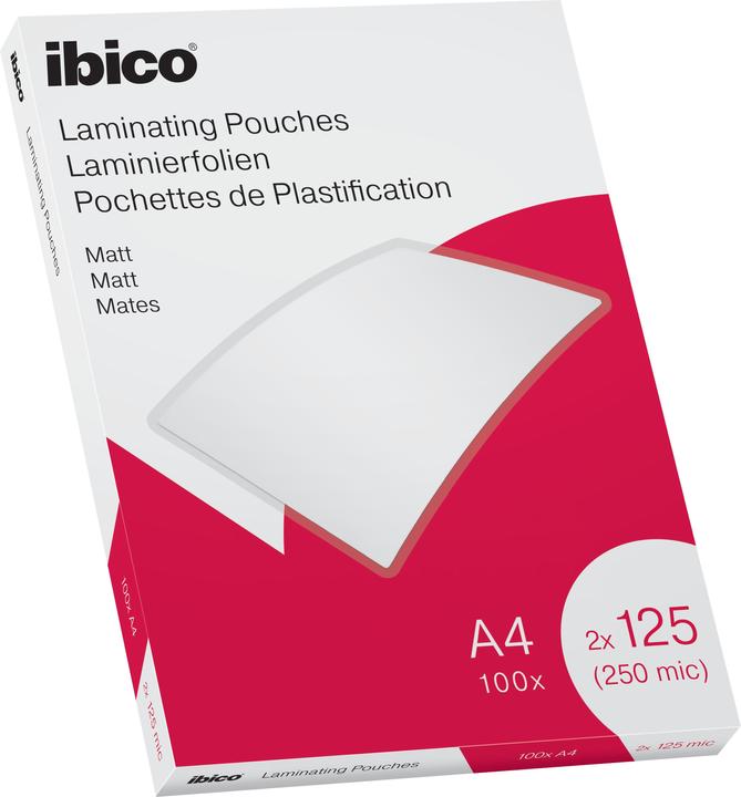 Ibico Feuille de plastification A4, 125 µm 100 pièces (A4, 100 pièce(s), 125 µm)
