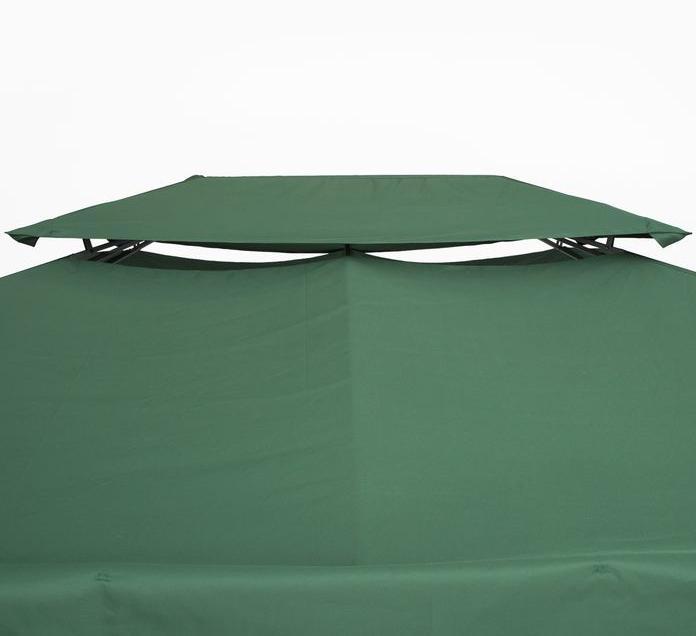 Actual product image Swisshandel24 Replacement roof pavilion roof for metal pavilion garden pavilion party tent garden tent polyester (1200 cm, 300 cm)