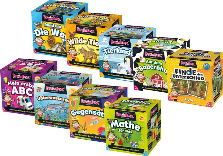 Produktbild Brainbox Brain Box- Wilde Tiere (Deutsch)