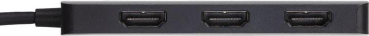 Produktbild Club 3D Club3D MST-Hub USB 3.2 Typ C > 3x HDMI 4K60Hz St/Bu retail (USB-C, 3 Ports)