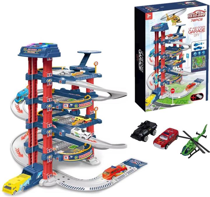 Actual product image Extralink Kids | Parking samochodowy | garaż z elektryczną widną autka samochodziki dla dzieci