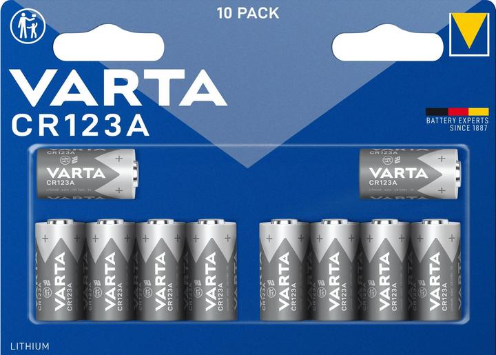 Varta Photo Lithium (10 Stk., CR123A, 1430 mAh)