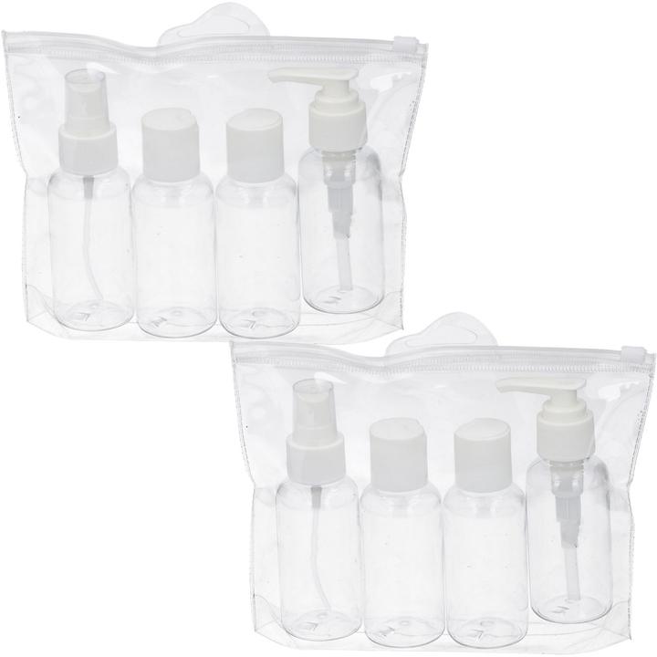 Dunlop 2er-Set Reiseflaschen-Set (Flüssigkeitsbeutel)