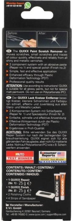 Produktbild Quixx Lack-Kratzer-Entferner (25 ml)
