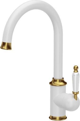 Produktbild Q Company Virtuvinis maišytuvas Quadron Rachel Q Line SteelQ baltas (84818011)