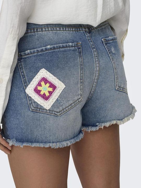 Actual product image Only ONLZUMA Hohe Taille Normal geschnitten Jeans-Shorts Jeans-Shorts (M)