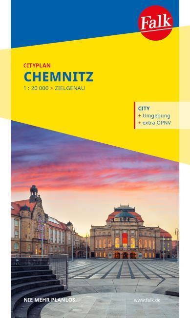 Produktbild Falk Cityplan Chemnitz 1:20.000
