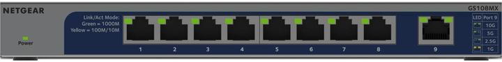 Actual product image Netgear GS108MX (9 Ports)