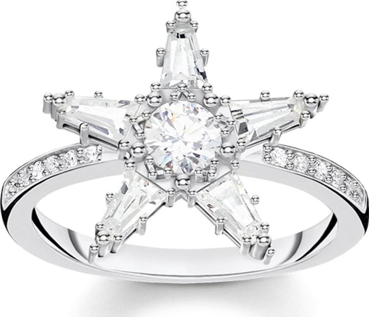 Image du produit Thomas Sabo Anneau étoile grand modèle (52, Argent 925)