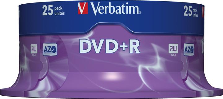 Image du produit Verbatim DVD+R, 4.7GB, 16x Spindel (25 x)