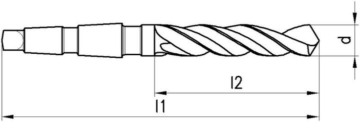 Produktbild Titex Moresekegelbohrer (25 Millimeter)