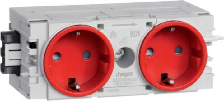 Actual product image Hager Parapet channel plug-in module