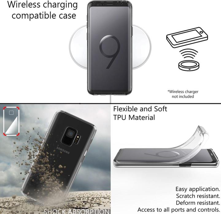 Image du produit Nalia Étui pour téléphone portable 360 degrés (Samsung Galaxy S9)