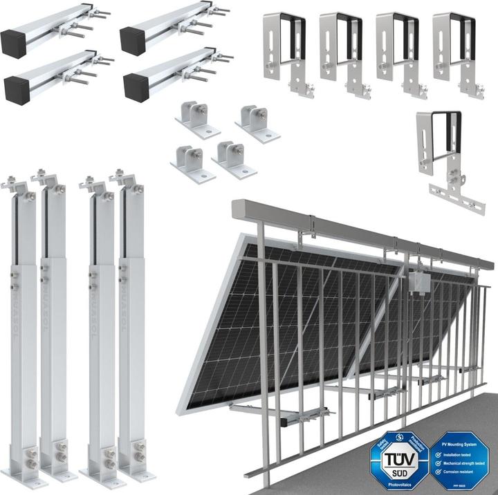 Nuasol Support de balustrade pour balcon
