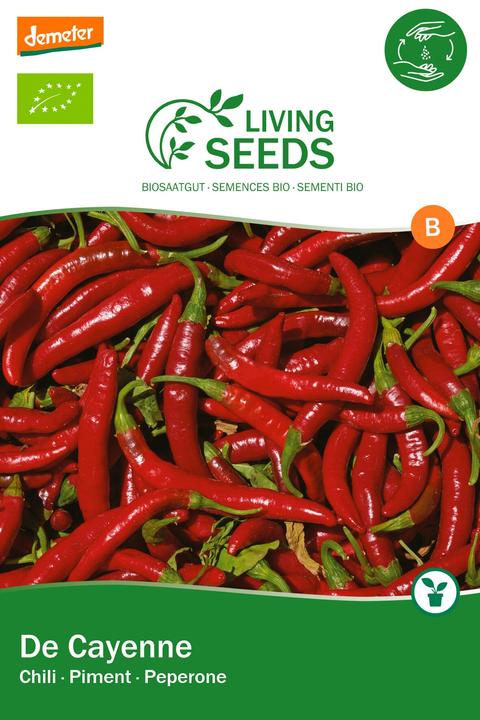 Living Seeds Scharfe Chili, de Cayenne (Gemüsesamen)