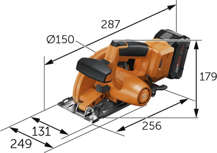 Produktbild Fein AHKS 18-57 AS