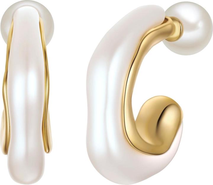 Actual product image Yokoamii Ladies earrings metal alloy - 36106 (Metal alloy)
