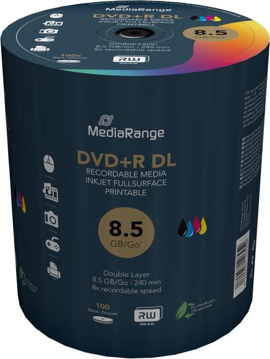 Produktbild MediaRange Dvd+R (100 x)