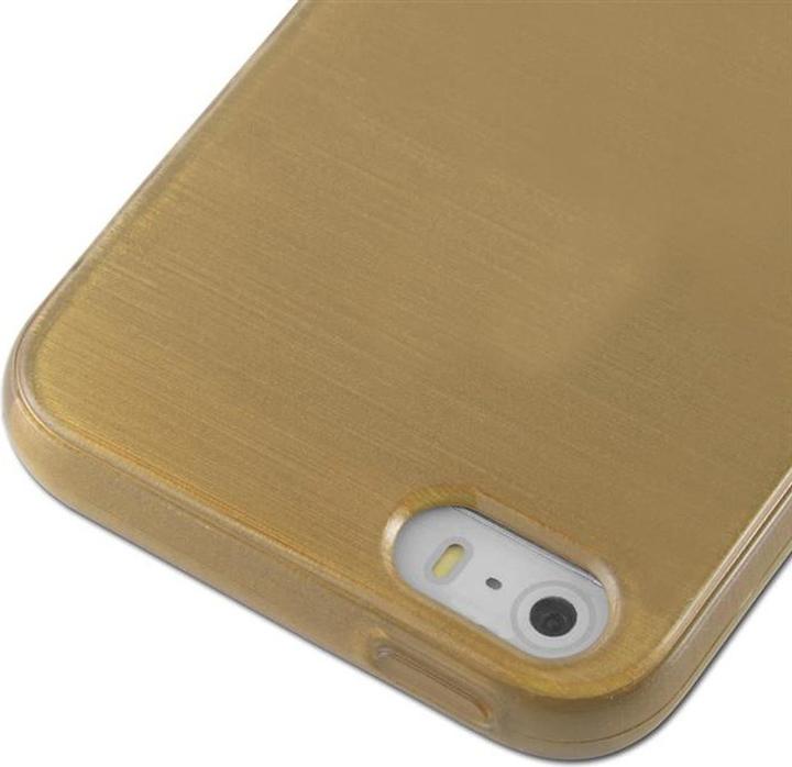 Productafbeelding Cadorabo TPU Geborstelde hoes (Apple iPhone 5)