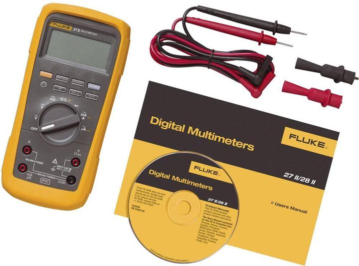 Produktbild Fluke Hand-Multimeter digital 27II/E (CAT III 1000V, CAT IV 600V)