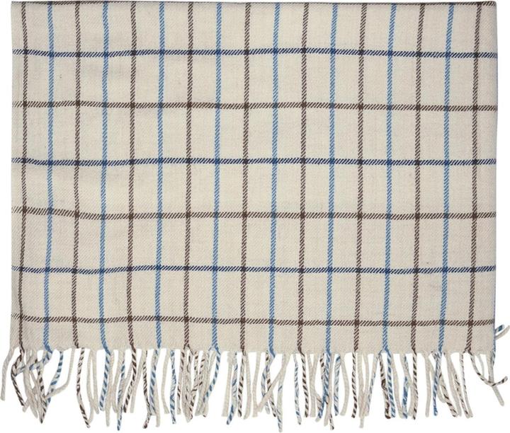 Actual product image Greengate Lyla woollen blanket check white 130 x 180 cm (130 x 180 cm)