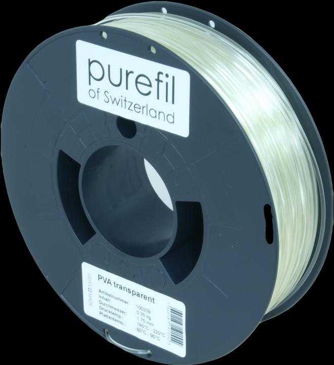 Actual product image Purefil Filament (PVA, 1.75 mm, 350 g, Transparent)
