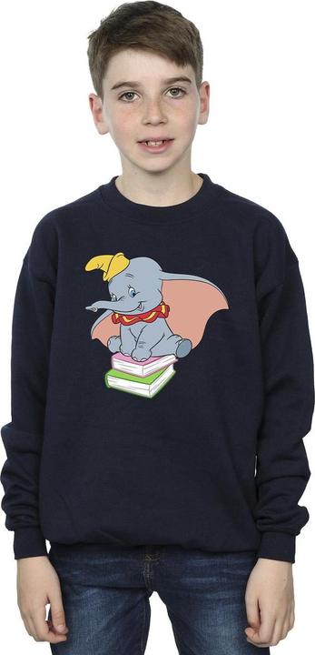 Immagine prodotto Disney Dumbo Sitting On Books Felpa Ragazzi (140, 146)