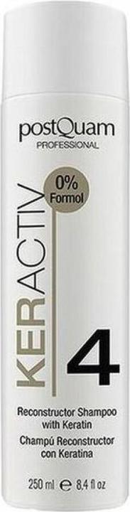 Produktbild Postquam HAIRCARE KERACTIV Rekonstruktionsshampoo mit Keratin 250 ml (250 ml, Flüssiges Shampoo)