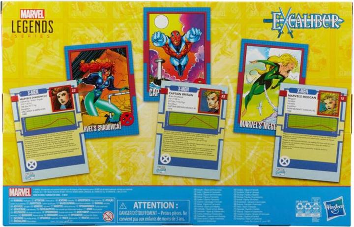 Produktbild Hasbro X-Men Excalibur Marvel Legends Captain Britain, Meggan, Shadowcat Actionfiguren Set