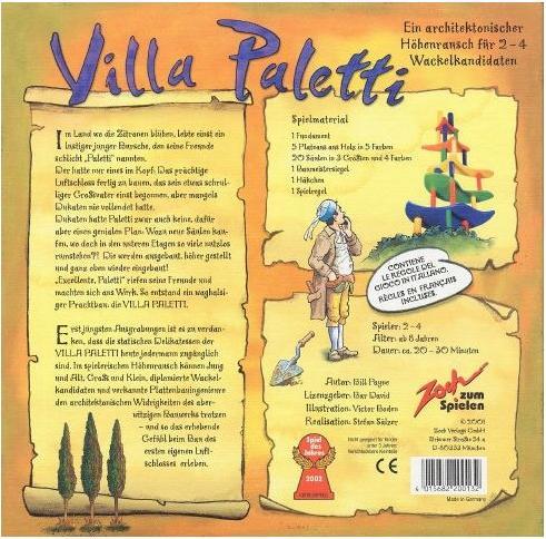 Actual product image Zoch Villa Paletti (German)
