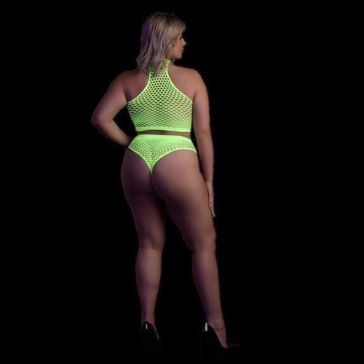 Image du produit Ouch! Turtle Neck and High Waist Slip - Green - XL/XXXXL (XL, XXL, 3XL)