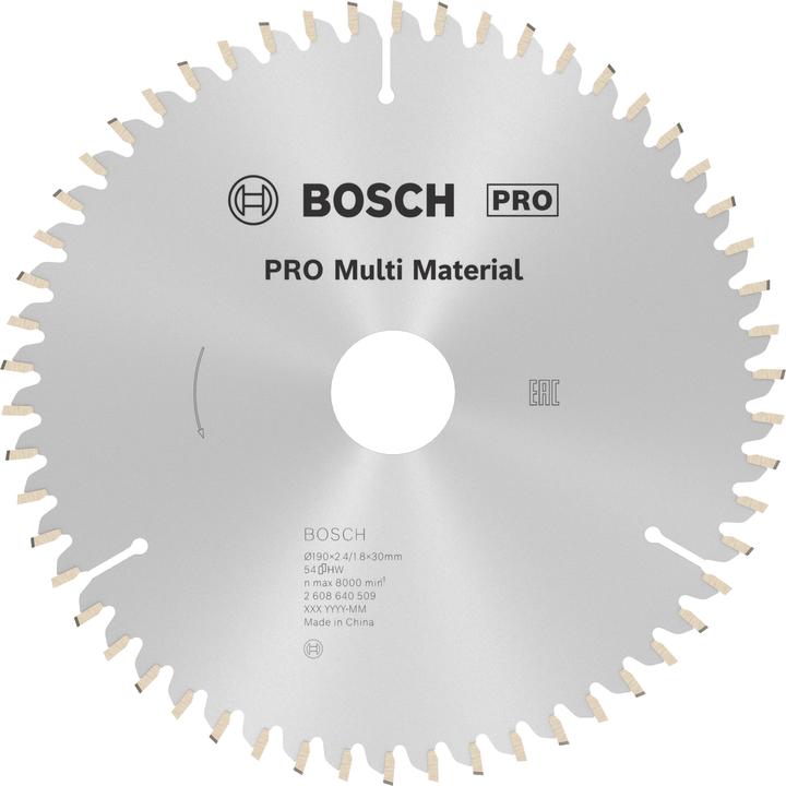 Productafbeelding Bosch Professional Zubehör Multi materiaal