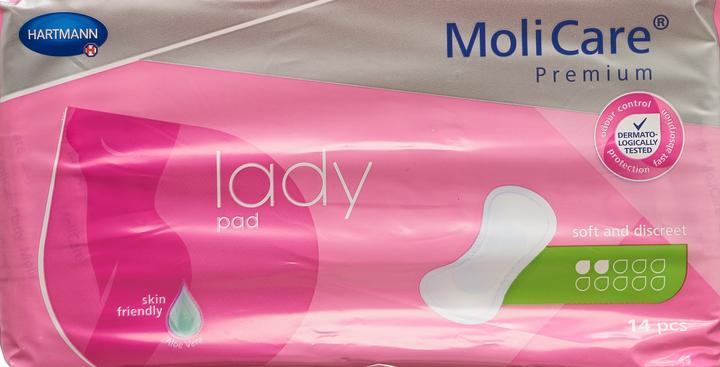 Actual product image MoliCare Lady Pad 2 drops (14 x, M)