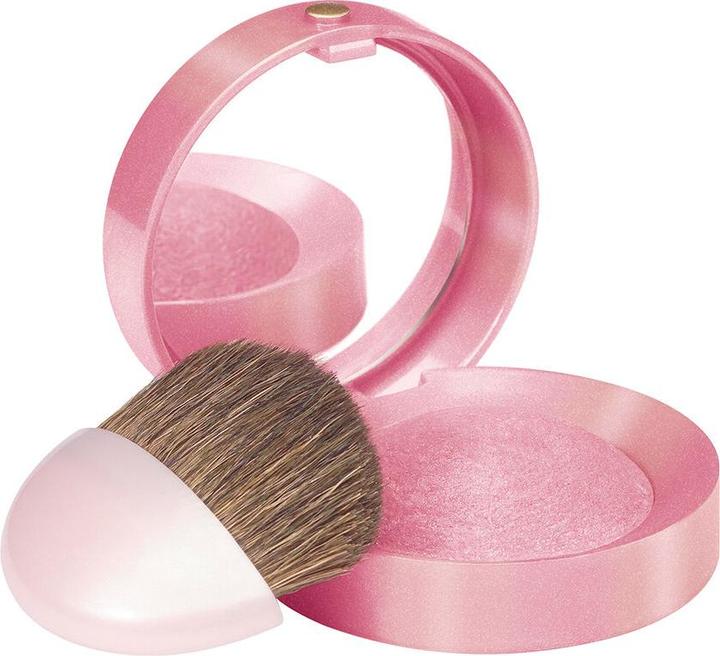 Actual product image Bourjois Little Round Potusher Gown For Cheeks 34 Rose D'Or 2.5G (34 Rose d'or)