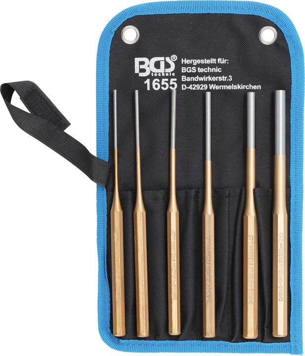 BGS Pin Punch Set 200 mm 3 - 10 mm 6 pcs. (200 mm)