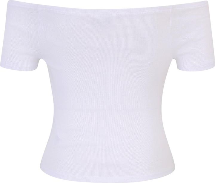 Actual product image Urban Classics Ladies Off Shoulder Rib Tee 2-Pack - 60065 (XS)