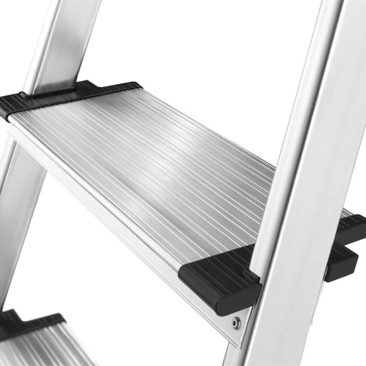 Immagine prodotto Hailo L80 ComfortLine, scaletta di sicurezza in alluminio, 7 gradini (Stile, 140 cm)