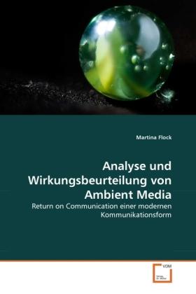 Actual product image Analyse und Wirkungsbeurteilung von Ambient Media (Martina Flock, 2010)