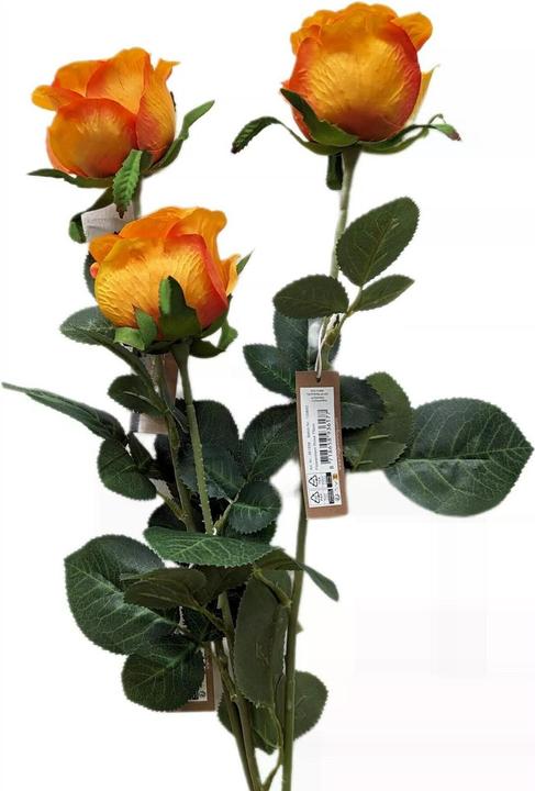 Chalet Kunstblume Rosenbouqet 87 cm, Orange (87 cm)