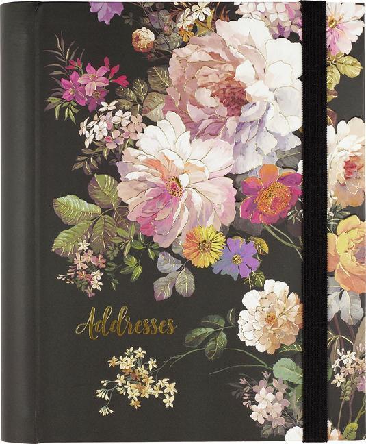 Produktbild Midnight Floral Large Address Book (Harter Einband)