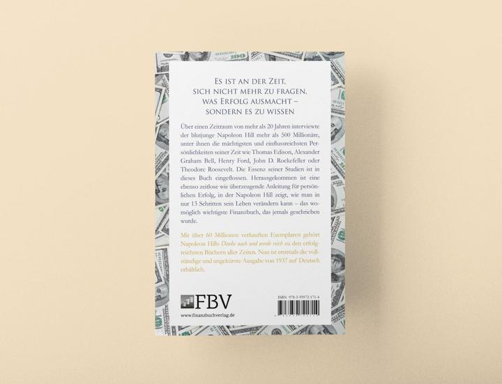 Produktbild Think and Grow Rich - Deutsche Ausgabe (Deutsch, Napoleon Hill, 2018)