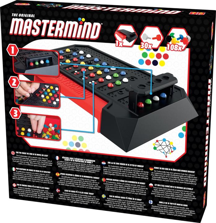 Actual product image Goliath Toys Mastermind Classic (Portuguese, Italian, Dutch, English, Polish, French, Swedish, German, Norwegian)