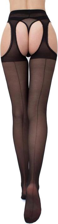 Image du produit Giulia Love Chic Bas porte-jarretelles, couleur noir, taille 48-50 (20 DEN, 48 - 50)