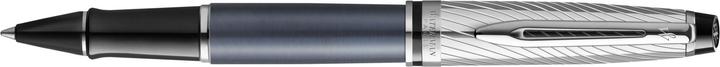Waterman Rollerball Expert DeLuxe Grey C.C. (F-black) (Grey, Metallic, 1 x)