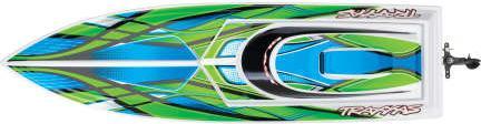 Image du produit Traxxas BATEAU BLAST 603mm EP RTR GREEN TQ 2.4GHz w/USB-C Charger & Battery