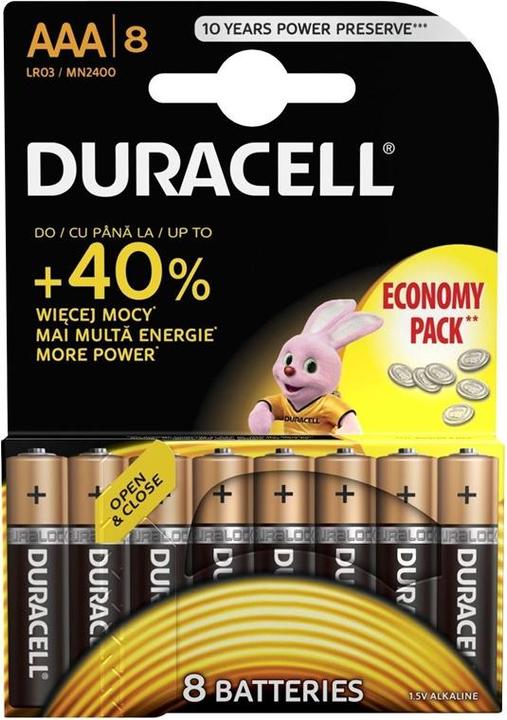 Actual product image Duracell Economy Pack (8 pcs., AAA)