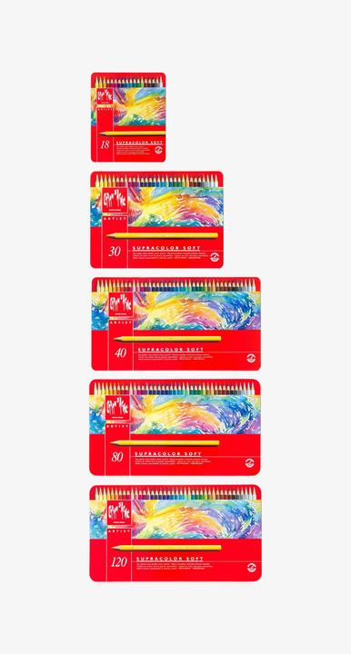 Produktbild Caran d'Ache Supracolor Aquarelle Metallschachtel (Mehrfarbig, 40 x)