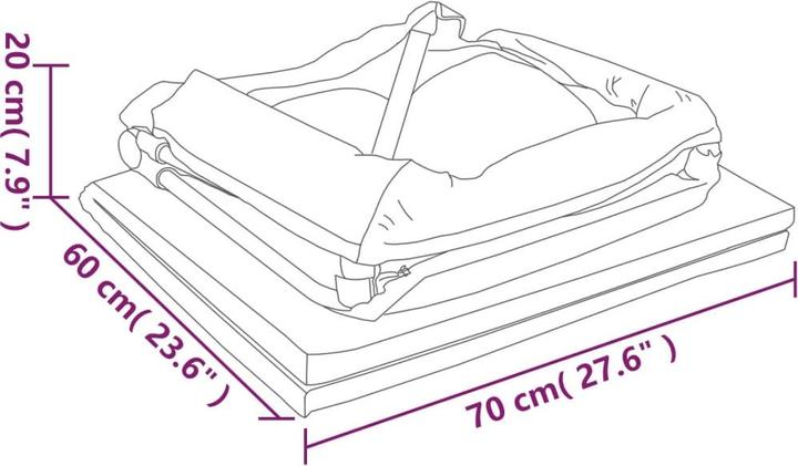 Produktbild VidaXL Kimble (110 cm, 82 cm)